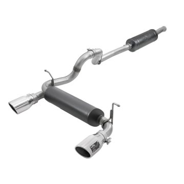   Kipufogó poliert 2,5" Jeep Wrangler JL 18- aFe Power 49-38066-P