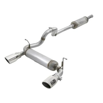   Kipufogó poliert 2,5" Jeep Wrangler JL 18- aFe Power 49-48066-P 