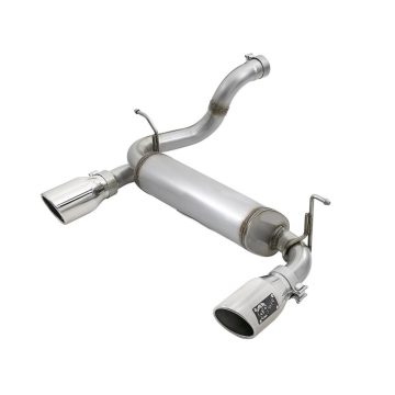   Kipufogó poliert 2,5" Jeep Wrangler JL 18- aFe Power 49-48067-P 