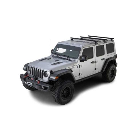 Tetőcsomagtartó RHINO RACK HEAVY DUTY fekete 1500MM BACKBONE+RCL Jeep Wrangler JL 18- 4-Ajtó 50-10JB0882