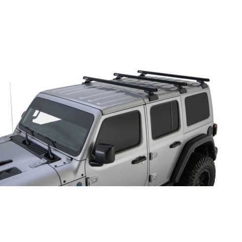 Tetőcsomagtartó RHINO RACK HEAVY DUTY fekete 1500MM BACKBONE+RCL Jeep Wrangler JL 18- 4-Ajtó 50-10JB0882