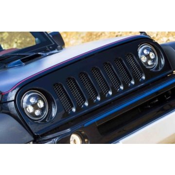   Short-előlgrill EVOLUTION fekete Jeep Wrangler JK 11-17 5052