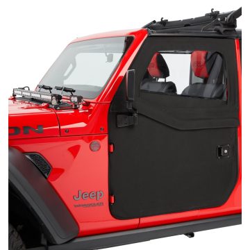   Osztható ajtó 2 részes teljes szövet ajtók első 2 részes. Jeep Wrangler JL 18- Gladiator JT 20- Bestop 51750-35