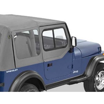   Felső rész tolható üveggel Charcoal (passend bei Original Puhatető 51120) - Wrangler YJ 88 - 95