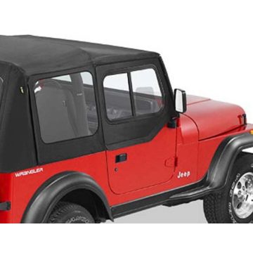   Felső rész tolható üveggel Black Denim - Wrangler YJ 88 - 95