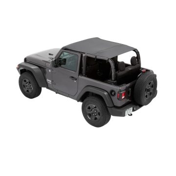   Header Safari Bikini Top Black Diamond Jeep Wrangler JL: 18 - 2 ajtós