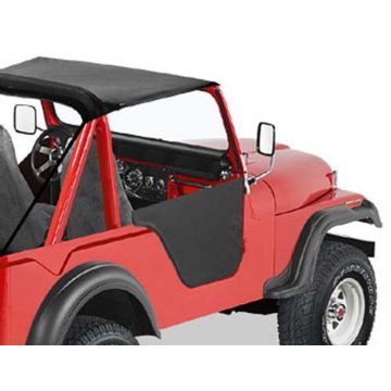   Fél Ajtó-szett fekete Crush - Jeep CJ5 55 - 75, CJ6 55 - 81