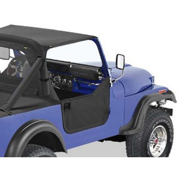   Fél Ajtó-szett fekete Denim - Jeep CJ7 81 - 86, Wrangler YJ 87 - 95