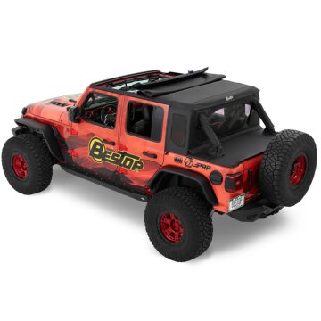   Trektop féltetős fekete twill Jeep Wrangler JL 18-4 ajtós Bestop 53902-17