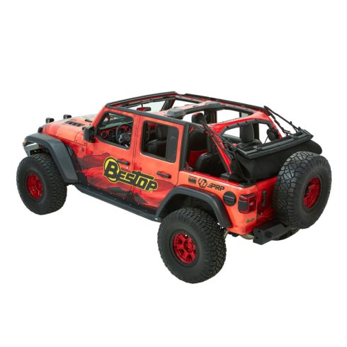Trektop Ultra fekete Jeep Wrangler JL 18- 4-Ajtó Bestop 54925-17