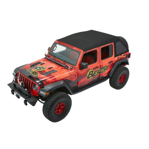 Trektop Ultra fekete Jeep Wrangler JL 18- 4-Ajtó Bestop 54925-17