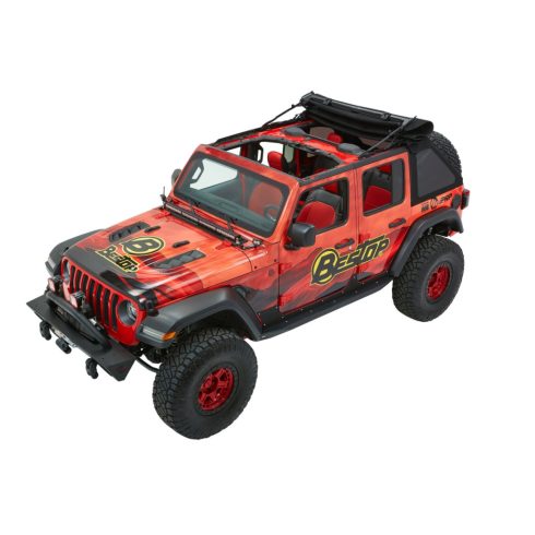 Trektop Ultra fekete Jeep Wrangler JL 18- 4-Ajtó Bestop 54925-17