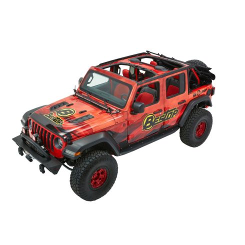 Trektop Ultra fekete Jeep Wrangler JL 18- 4-Ajtó Bestop 54925-17