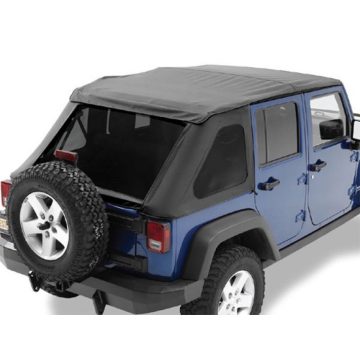   Puhatető Trektop NX Factory Style Black Diamond Jeep Wrangler JK 07-, 56823-35