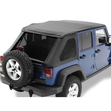   Puhatető Trektop NX Factory Style Black - Wrangler JK Unlimited 07-16