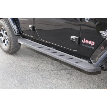   Oldalvédelem  acél fekete  Jeep Wrangler JL 2018- 4-Ajtó Go Rhino 63450673PC 