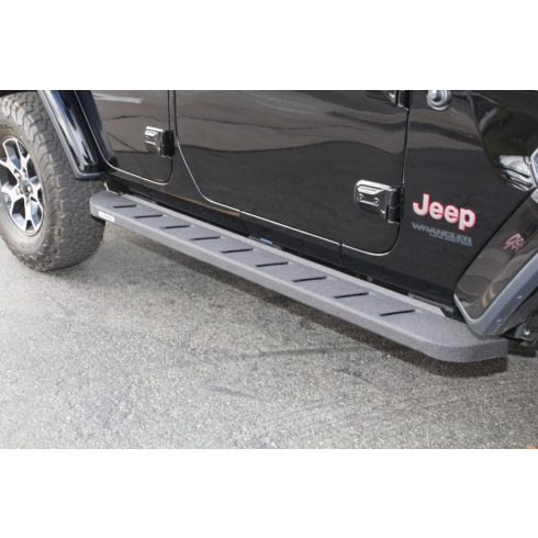 Oldalvédelem  acél fekete Bed Liner Finish Jeep Wrangler JL 2018- 4-Ajtó Go Rhino 63450673T