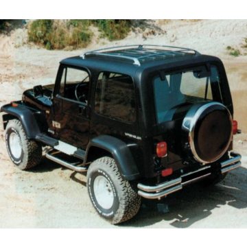   Dupla cső -Hátsó lökhárító AMC Jeep CJ 55-85 Rozsdamentes acél 