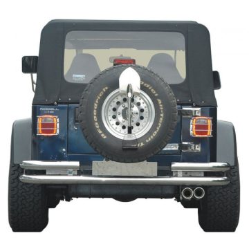   Dupla cső Hátsó lökhárító Jeep Wrangler YJ 86-96 Rozsdamentes acél 