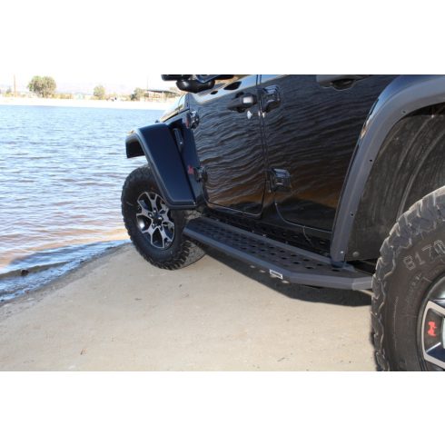 Oldalvédelem  acél fekete bed liner Jeep Wrangler JL 2018- 4-Ajtó Go Rhino 69450673T 