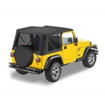   Puhatető cserélhető vitorlavászon Black Denim Jeep Wrangler TJ 97-06 79139-01 