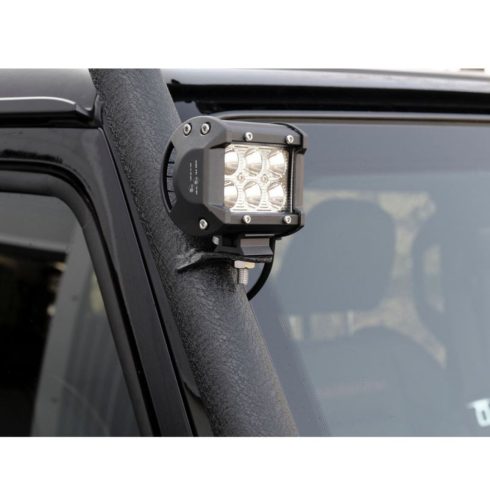Fényszóró tartó "Black Rock" fekete TÜV Jeep Wrangler JL 18- 8050