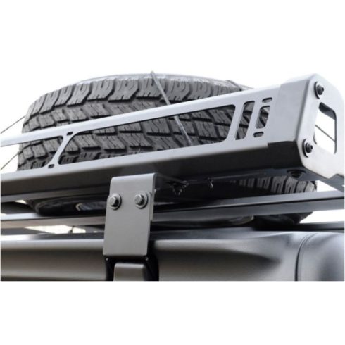 Tetőcsomagtartó tetőcsomagtartó alumínium fekete Jeep Wrangler JL 18-