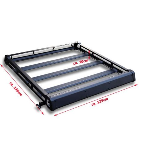 Tetőcsomagtartó tetőcsomagtartó alumínium fekete Jeep Wrangler JL 18-