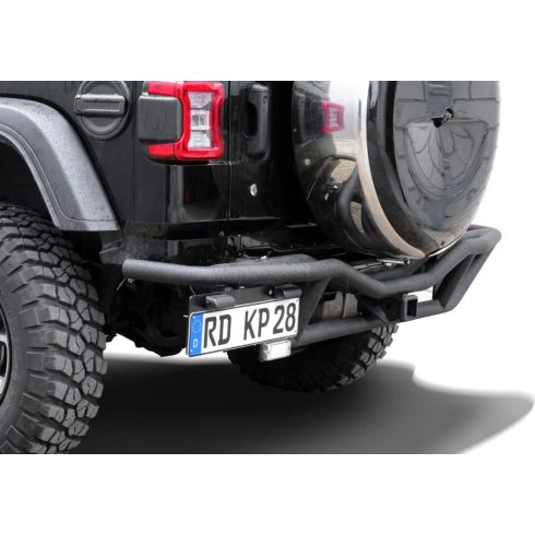 Hátsó lökhárító acél fekete Jeep Wrangler JL 18-