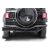 Hátsó lökhárító Black Rock acél fekete Jeep Wrangler JL 18- TÜV Gutachten