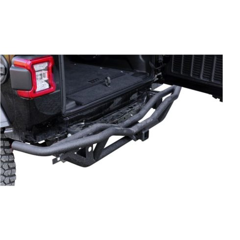 Hátsó lökhárító Black Rock acél fekete Jeep Wrangler JL 18- TÜV Gutachten