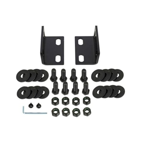 Első lökhárító Doppelrohr acél fekete Jeep Wrangler JL 18-  TÜV!