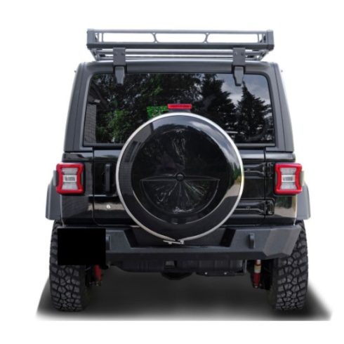 Hátsó lökhárító acél fekete Jeep Wrangler JL 18- TÜV