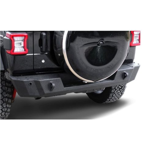 Hátsó lökhárító acél fekete Jeep Wrangler JL 18- TÜV