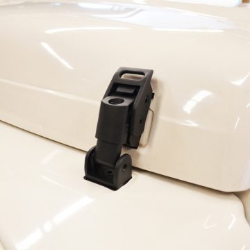   Motorháztető zár fekete Jeep Wrangler JL 18- Kentrol 80715
