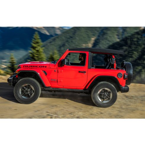 Fekete puhatető készlet ablakokkal Jeep Wrangler JL 18- 2 ajtós Mopar 82215147 82215804 Twill puhatető készlet 18-as Jeep Wrangler J-hez