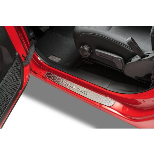 Küszöb védő fekete Jeep Wrangler JL 4-Ajtó 18- Mopar 82215396AB 