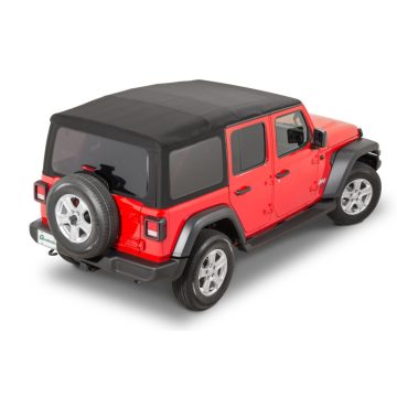   Softtop vitorlavász készlet Windows Jeep Wrangler JL 18-4-ajtós Mopar 82215805 82215805 Vitorlavászon puha tetejű készlet 18-os Jeep Wran-hoz