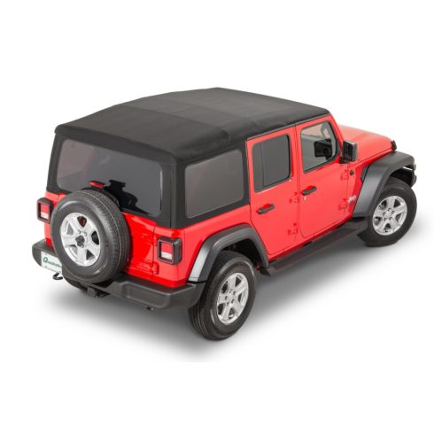 Softtop vitorlavász készlet Windows Jeep Wrangler JL 18-4-ajtós Mopar 82215805 82215805 Vitorlavászon puha tetejű készlet 18-os Jeep Wran-hoz