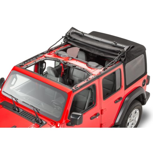 Softtop vitorlavász készlet Windows Jeep Wrangler JL 18-4-ajtós Mopar 82215805 82215805 Vitorlavászon puha tetejű készlet 18-os Jeep Wran-hoz