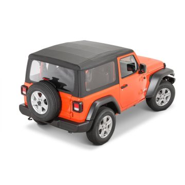   Softtop vitorlavász készlet Windows Jeep Wrangler JL 18-2-ajtós Mopar 82215806 82215803 Vitorlavászon puha tetejű készlet 18-os Jeep Wran-hoz