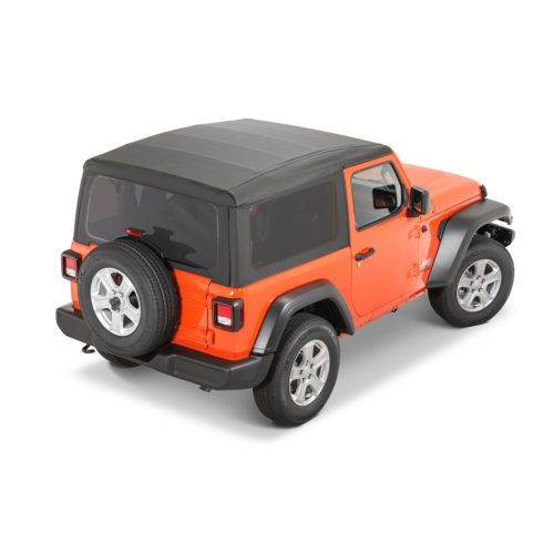 Softtop vitorlavász készlet Windows Jeep Wrangler JL 18-2-ajtós Mopar 82215806 82215803 Vitorlavászon puha tetejű készlet 18-os Jeep Wran-hoz