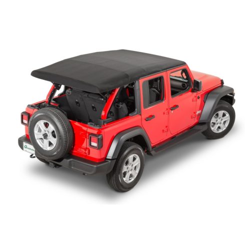 Softtop készlet fekete klaren Fenstern Jeep Wrangler JL 18- 4-Ajtó Mopar 82215916