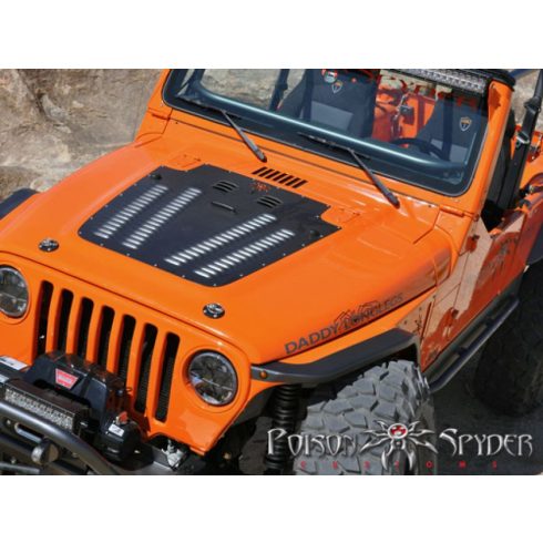 Motorháztető Szellőzőnyílás  Jeep Wrangler TJ 03-06 Poison Spyder 14-53-010-PC