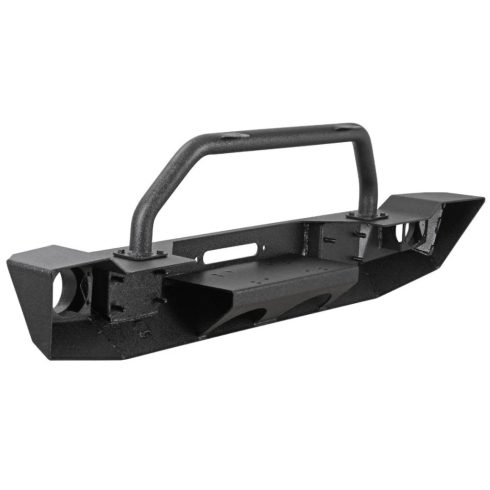 Első lökhárító konzollal fekete Jeep Wrangler JL 18-