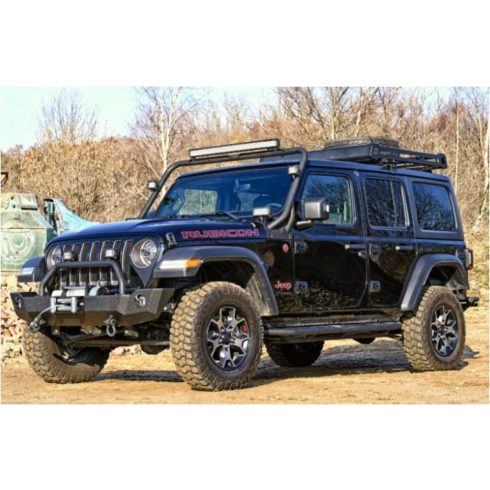 Első lökhárító acél fekete Jeep Wrangler JL 18-  TÜV
