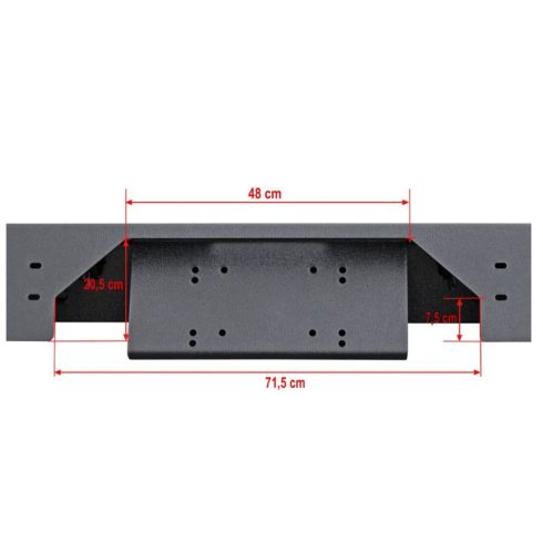 Első lökhárító acél fekete Jeep Wrangler JL 18-  TÜV