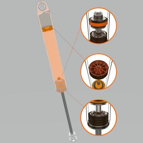 FOX 2-3" Performance Series IFP első lengéscsillapító Jeep Gladiator JT 20- Shock FOX 985-24-177