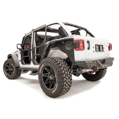 Sárvédő hátsó acél fekete Jeep Wrangler JL 18- Fab Fours JL1001-1 