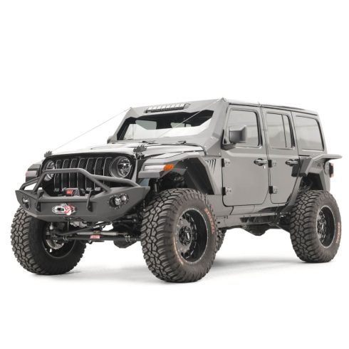 Sárvédő  első fekete Off-Road Look Jeep Wrangler JL 18- Fab Fours JL2006-1 